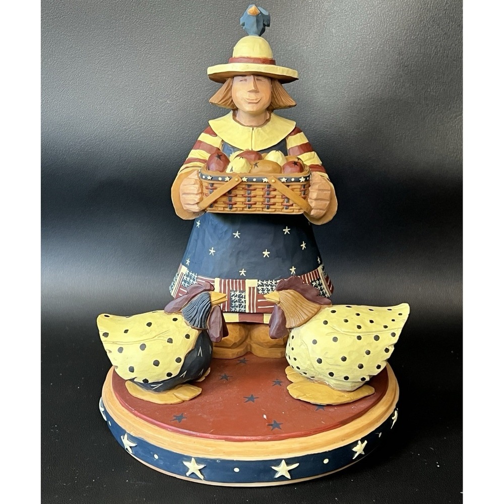 Willieraye Studios Longaberger  American Country Girl 2003 WW1339 LB